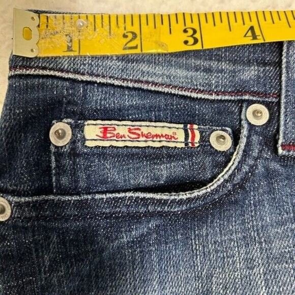 Ben Sherman Jeans Women's Flared Boot Cut Low Rise Blue Denim 29w x 34L - Picture 5 of 8